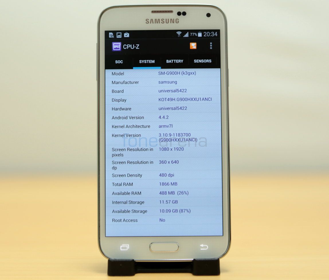 Samsung Galaxy S5 Benchmarks