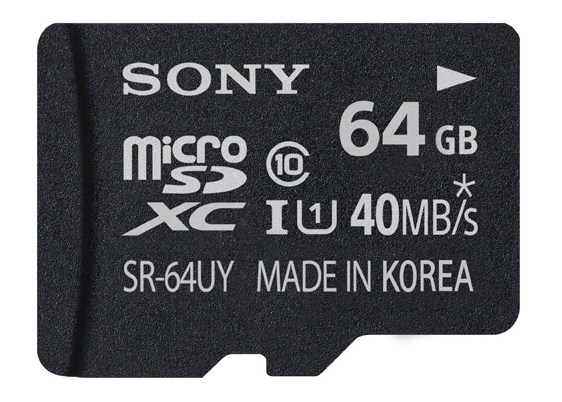 Sony 64GB microSD UHS-I card