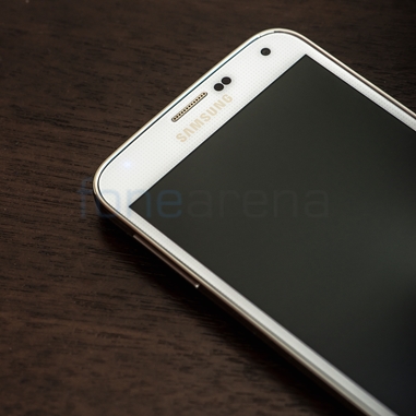 samsung s5 shimmery white