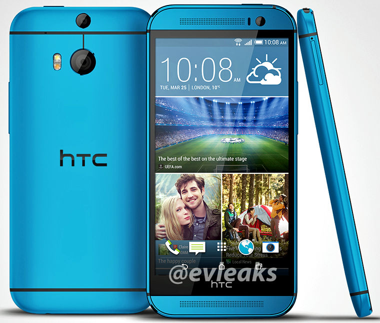 HTC One M8 Blue leak
