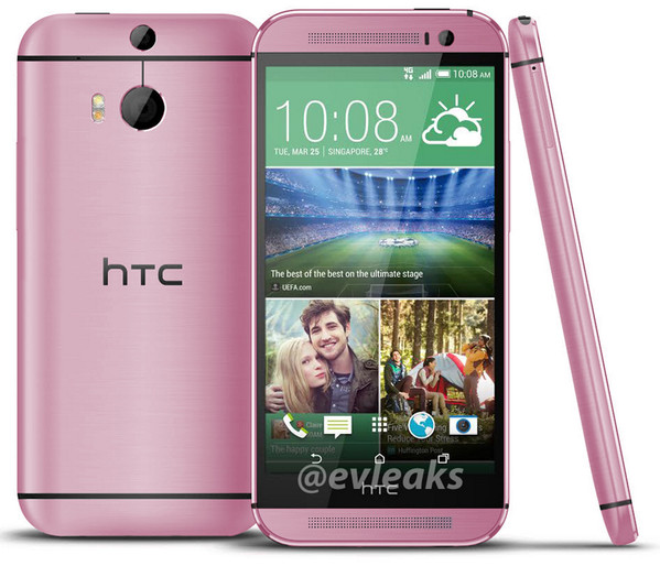 Pink HTC One M8 leak