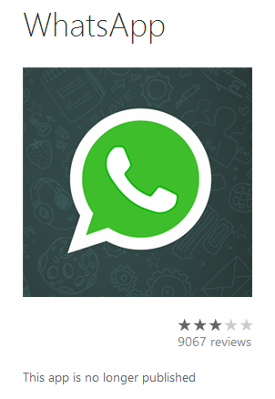 WhatsApp  Windows Phone