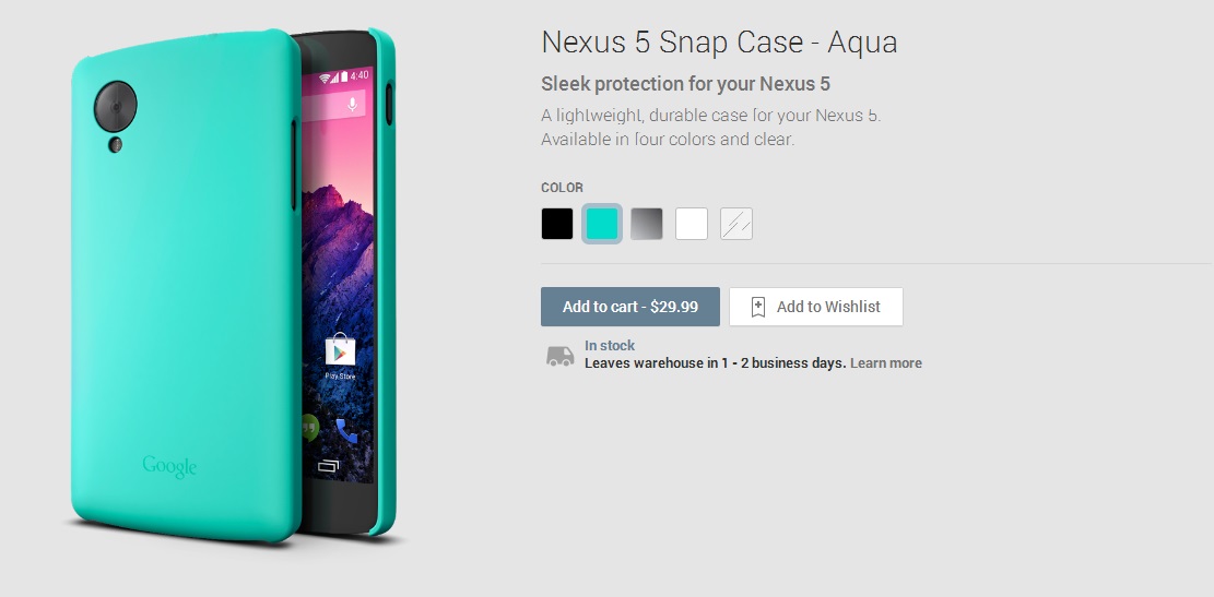 nexus snap case