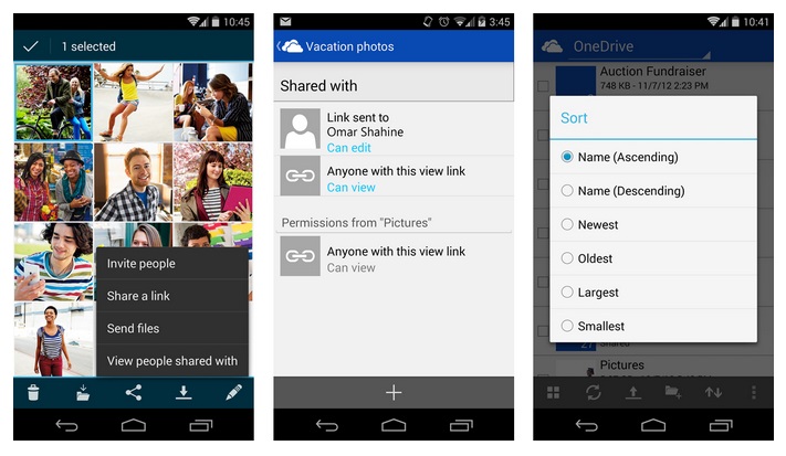 onedrive android