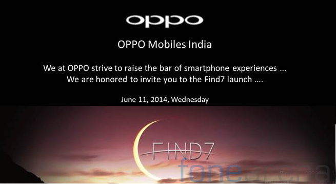 Oppo Find 7 India launch