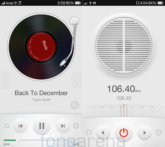 Oppo R1 Music Player and FM Radio