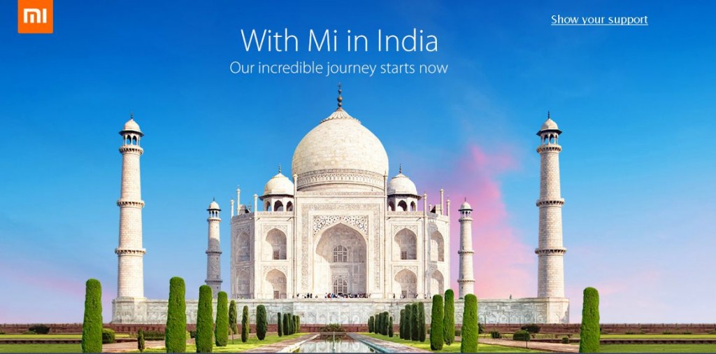 Xiaomi India Website