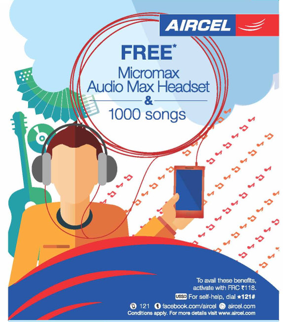 Aircel Micromax Canvas Beat offers