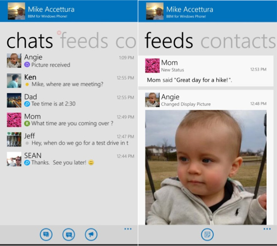 BBM for Windows Phone Beta