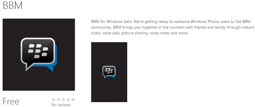 BBM windows phone