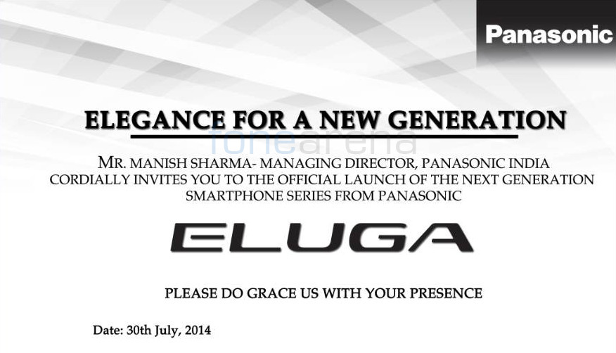 Panasonic Eluga India launch