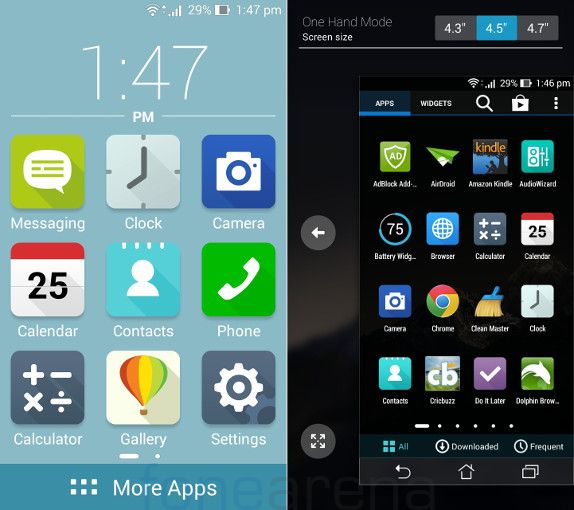 Asus Zenfone 6 Easy Mode and One Hand Mode