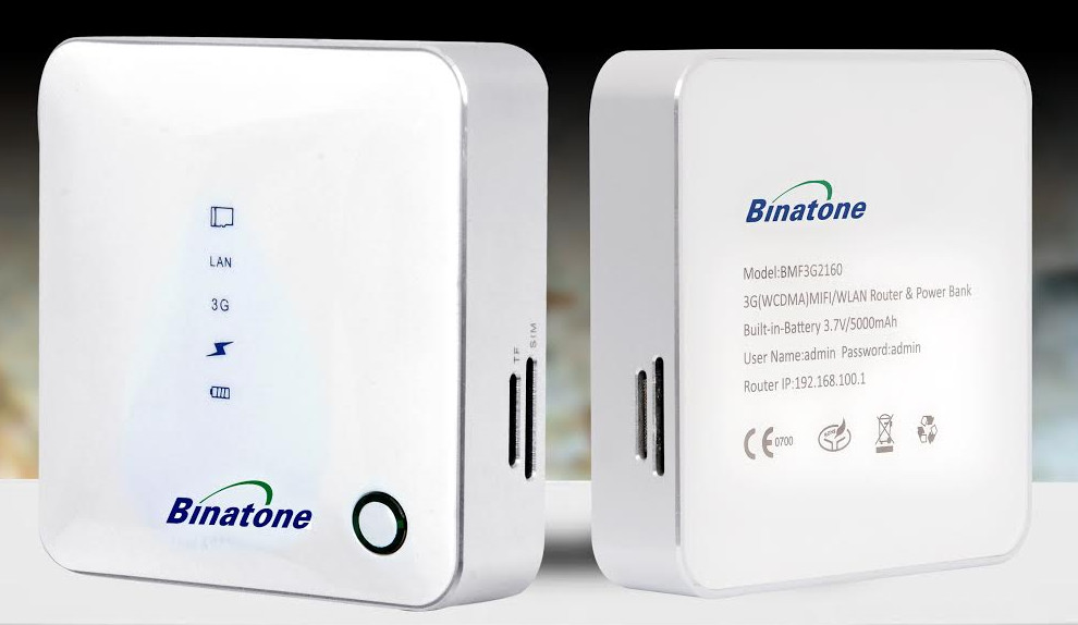 Binatone BMF3G2160 3G MiFi Router