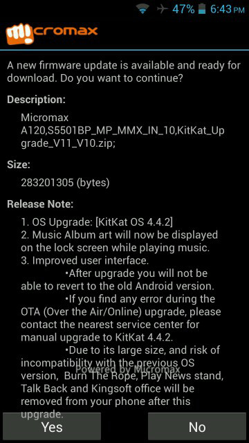 MMX Canvas 2 Colors Android 4.4