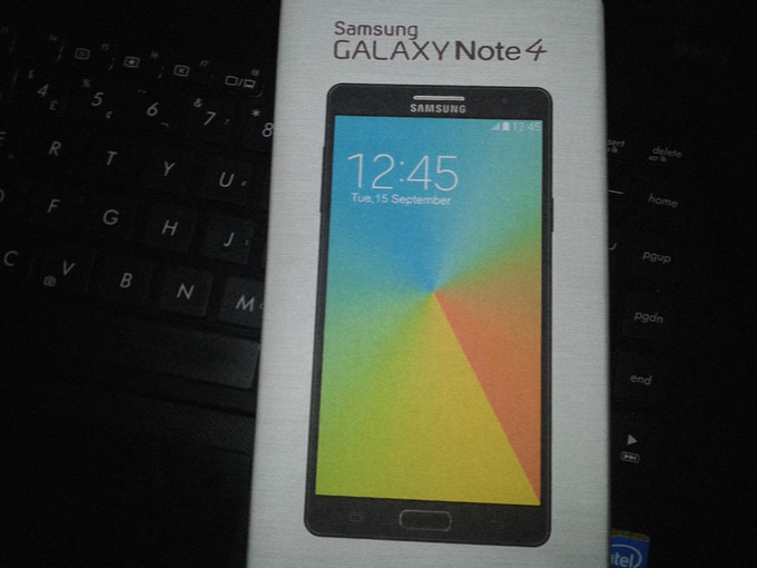 galaxy note 4 retail box