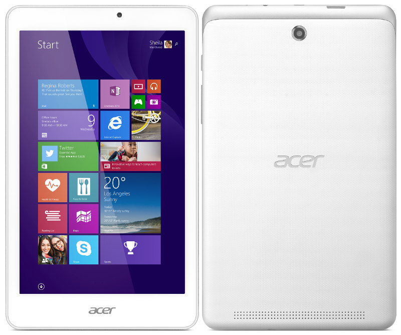 Acer Iconia Tab 8 W With 8 Inch Hd Display Announced For 150