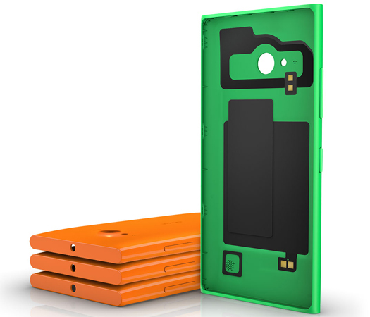 Lumia 735 wireless charging cover