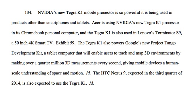 Nvidia HTC Nexus 9