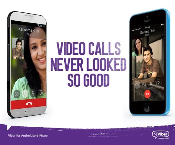 viber video call on iphone