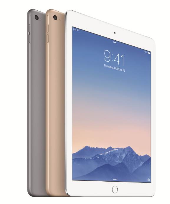 Apple iPad Air 2 with A8X processor, Touch ID and 6.1mm body