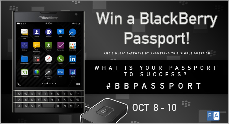 BlackBerry Passport Giveaway