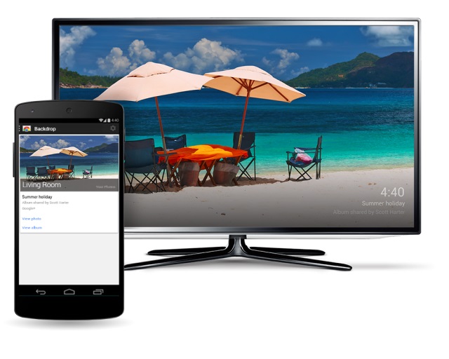 Chromecast app for Android and iOS gets custom backdrop