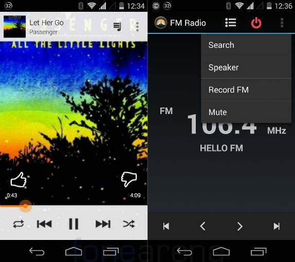 Micromax Canvas A1 Music Player and FM Radio