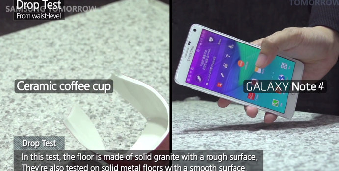 Samsung Galaxy Note 4 Drop Test