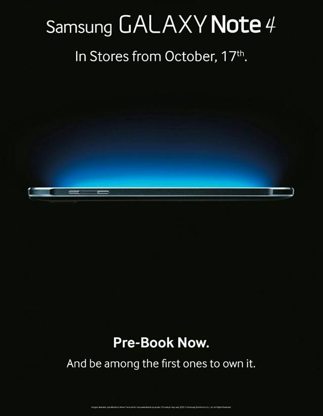 Samsung Galaxy Note 4 sales Oct 17