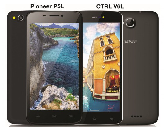 Gionee CTRL V6L and Pioneer P5L