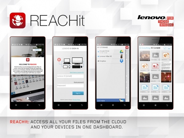 Lenoov REACHit app