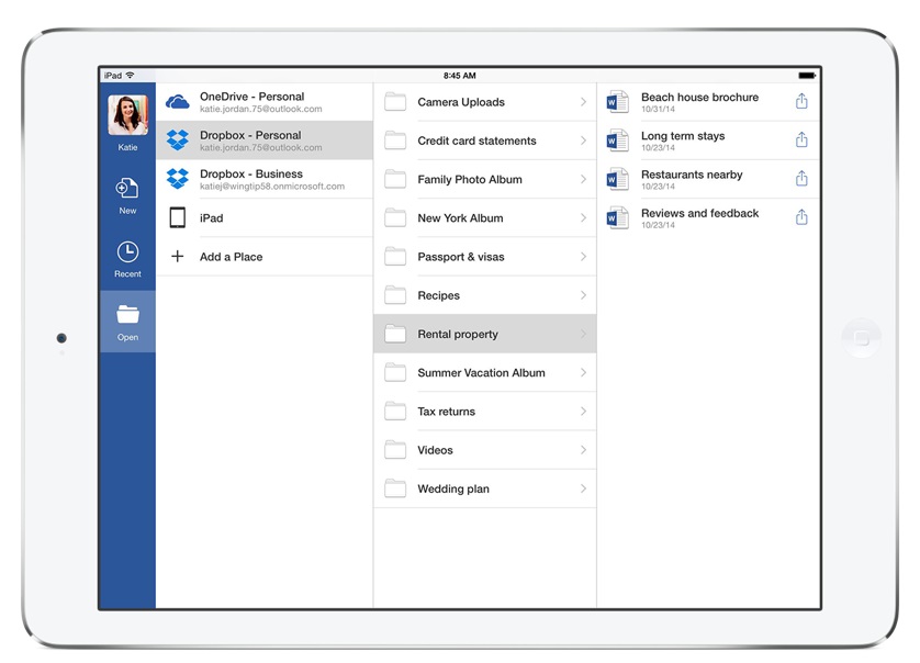 Dropbox совместное редактирование excel