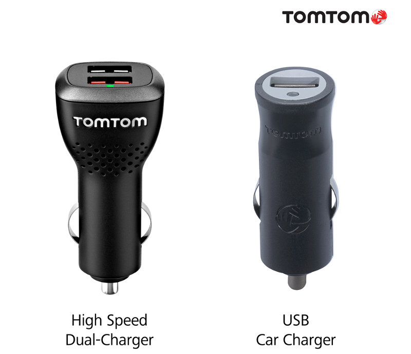 TomTomUSB portable in-car chargers