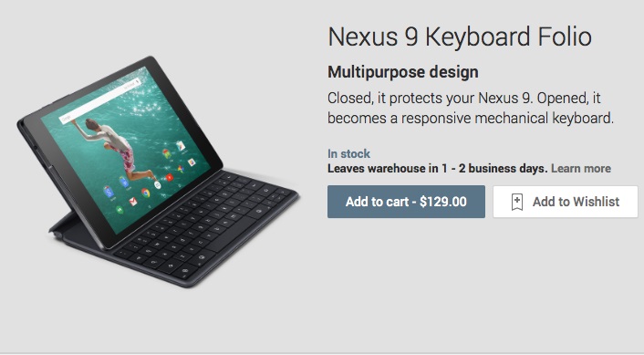 nexus 9 keyboard folio