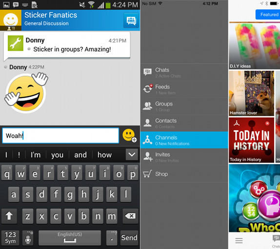 BBM 2.6 for Android and iPhone