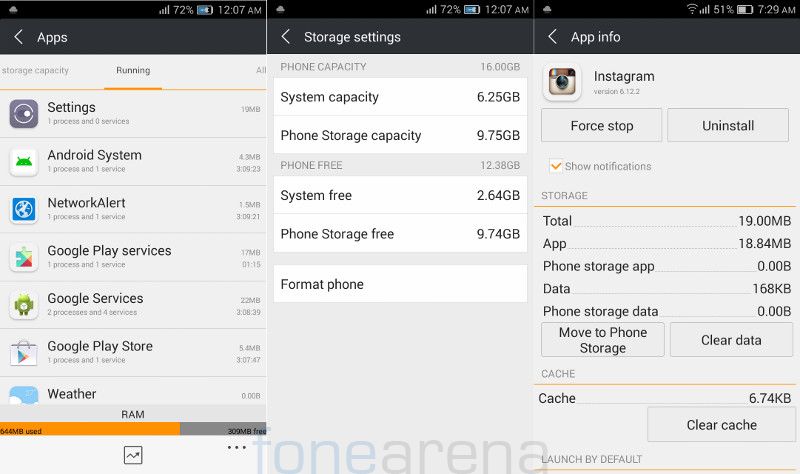 Gionee Elife S5.1 RAM, Internal Storage and App to SD