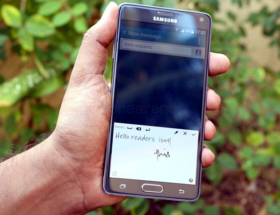 Samsung Galaxy Note 4 Handwriting