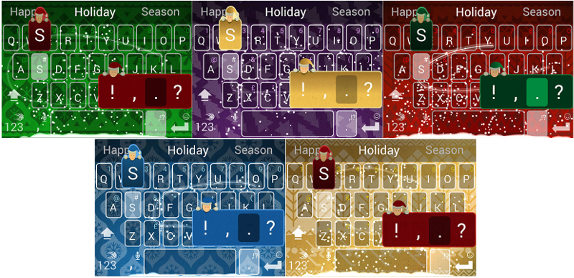 SwiftKey Gift Wrap Themes