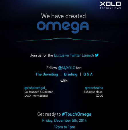 Xolo Omega Invite