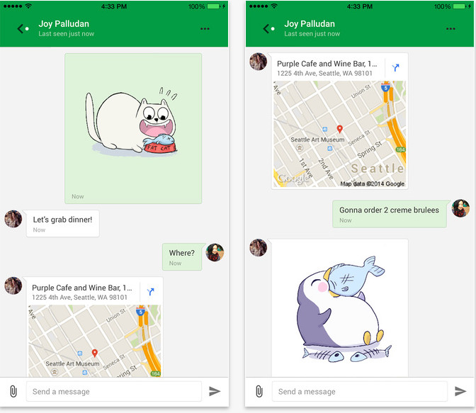 Google Hangouts for iOS V2.5.0