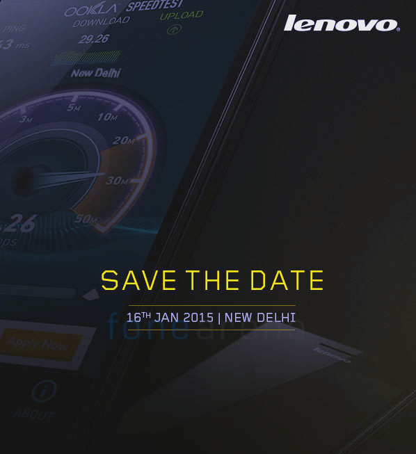 Lenovo A6000 India launch invite