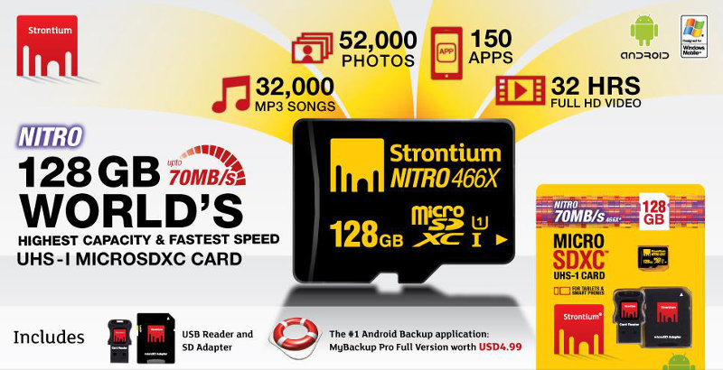 Strontium NITRO UHS-1 microSD card