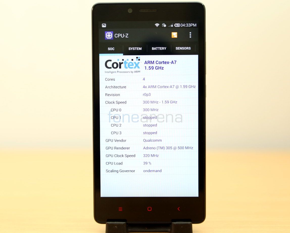 Xiaomi Redmi Note 4G Benchmarks_fonearena