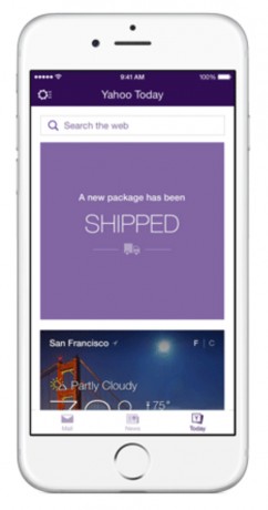 Yahoo mail iOS track