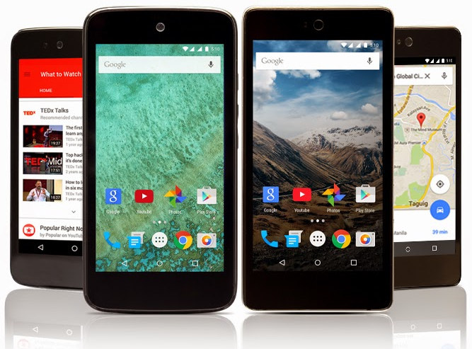 Google Android One Cherry Mobile One and MyPhone Uno