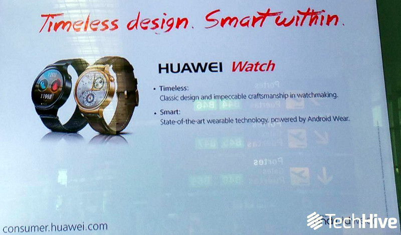 Huawei Watch leak