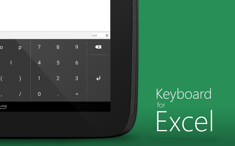 Microsoft Keyboard for Excel