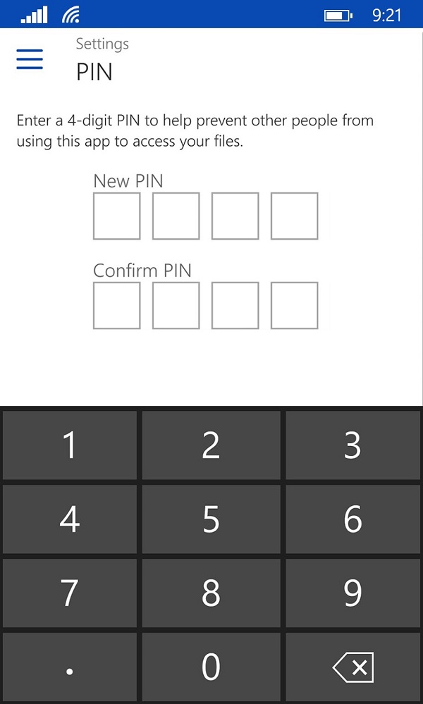 OneDrive-PIN-setup-for-Windows-Phone