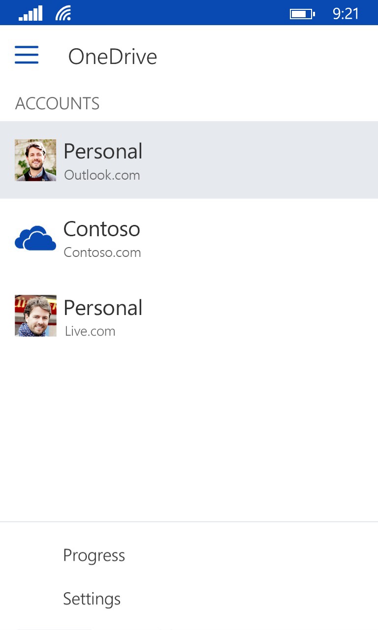 OneDrive Windows app