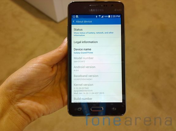 samsung grand prime 4g software